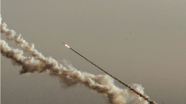 Gaza conflict: Rocket barrage and Israeli strikes intensify.