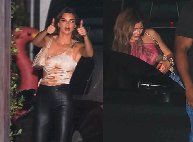 Kylie And Kendall Jenner Appear To Break Lockdown Rules At Justin And Hailey Bieber's House Party