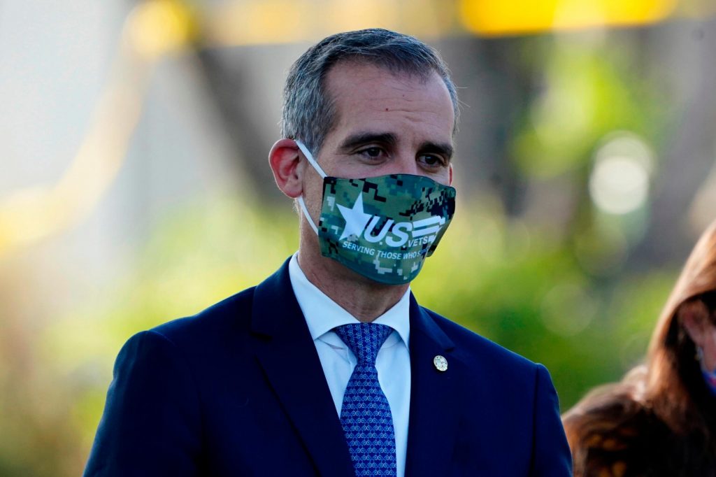 Los Angeles mayor shuts off utilities at Hollywood Hills 'party house' to prevent COVID-19