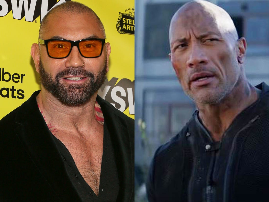 Dave Bautista and Dwayne Johnson : Rivalry outside the ring