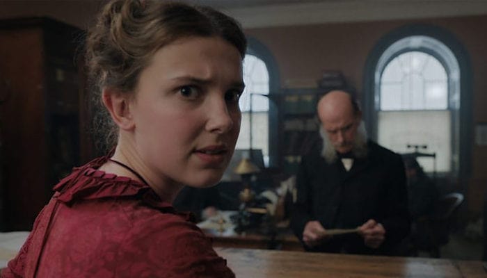 Millie Bobby Brown,16, plays as sister of intelligent Sherlock Holmes' in the movie "Enola Holmes"