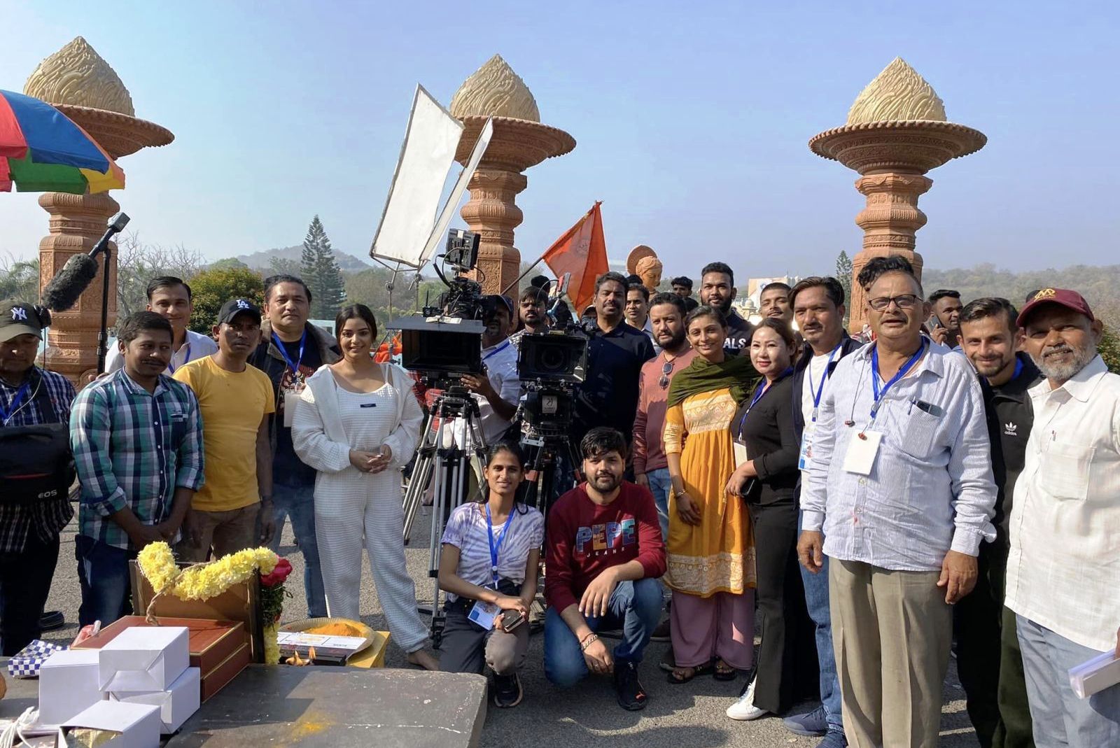 Filming of 'Rasswa Dirɡha' has started from Ramoji Film City 37